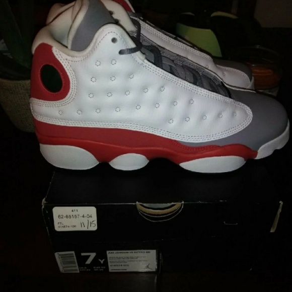 Jordan 13 retro gray toes 7y 8.5 w - Picture 7 of 7